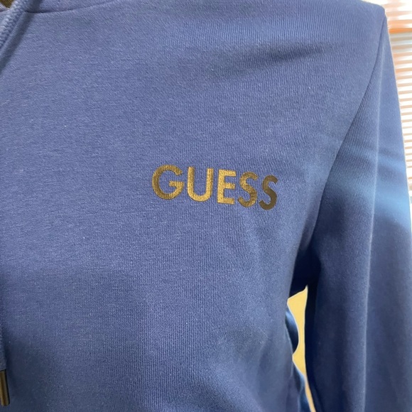Guess Women's Vibrant Blue Sweatshirt - Picture 4 of 4